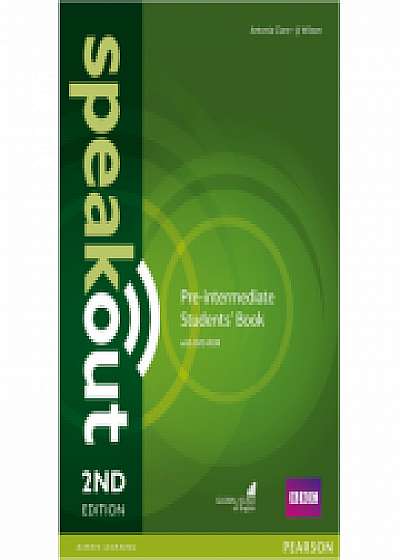 Speakout Pre-Intermediate 2nd Edition Students Book and DVD-ROM Pack - Antonia Clare