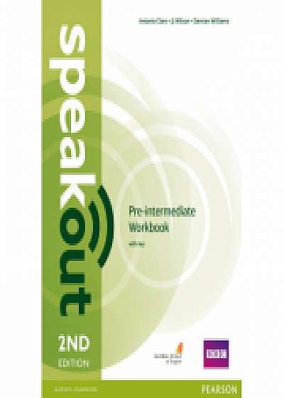 Speakout Pre-Intermediate 2nd Edition Workbook with Key - Damian Williams