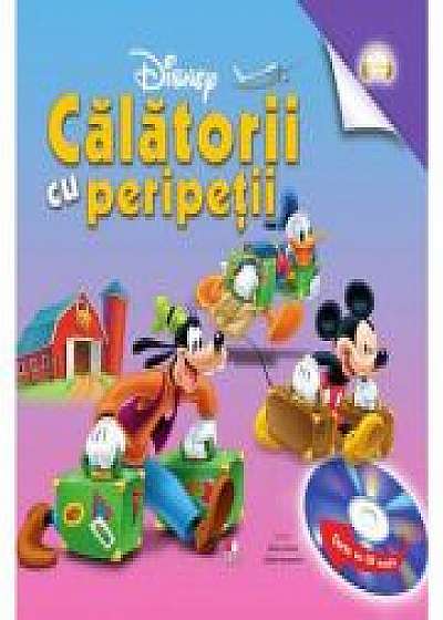 Coperta cărții Calatorii cu peripetii (Carte + CD audio) - Disney de Disney