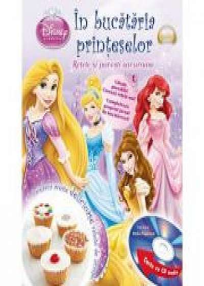 Coperta cărții In bucataria printeselor. Retete si povesti savuroase (Carte + CD audio) - Disney