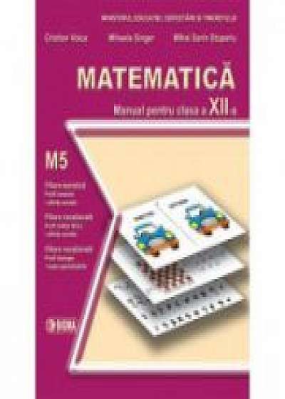 Matematica, Manual pentru clasa aXII-a M5 (Mihaela Singer )