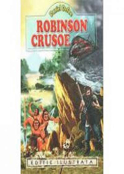 Coperta cărții Robinson Crusoe de Daniel Defoe