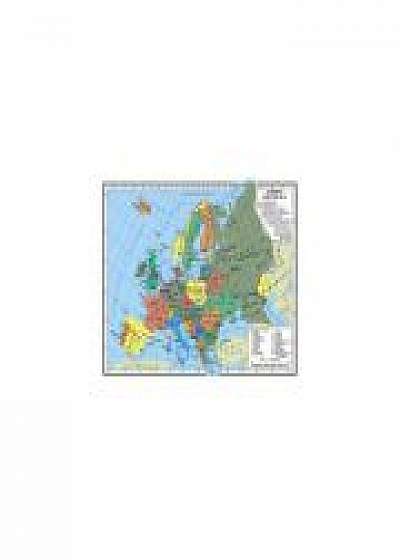 Harta Europa A4 - plastifiata
