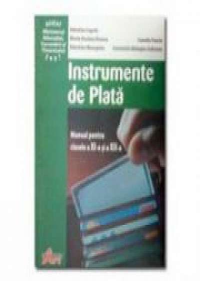 Instrumente de Plata- Manual pentru clasele a XI-a si a XII-a,(Valentina Capota)