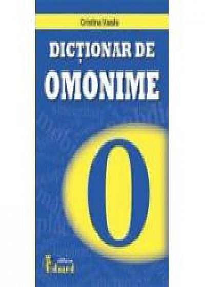 Dictionar De Omonime - Cristina Vasile