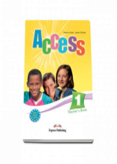 Coperta cărții Access 1 Teacher's Book - Manualul profesorului pentru cursul de engleza clasa a V-a de Virginia Evans