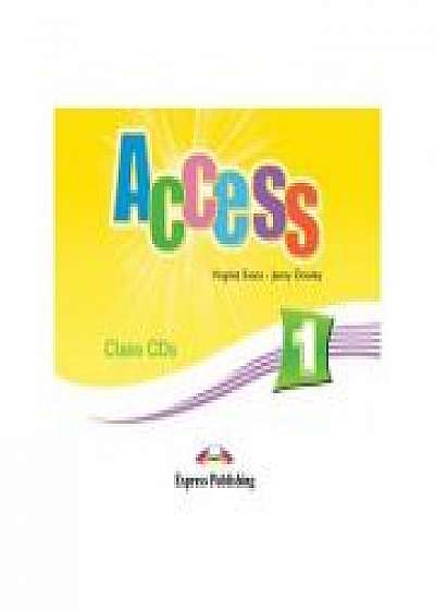 Coperta cărții Access 1 Class Audio CDs. Set 3 Cd-uri pentru Manualul de clasa a V-a ( Access 1 SB ) de Virginia Evans