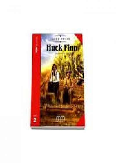 Coperta cărții Huck Finn by H. Q. Mitchell - pack with CD level 2 ( Mark Twain) de H.Q. Mitchell
