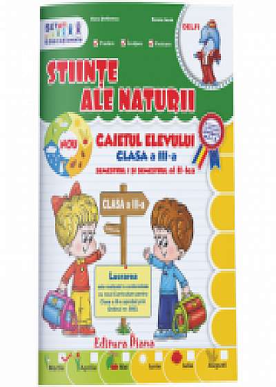 Coperta cărții Stiinte ale naturii. Caietul elevului clasa III