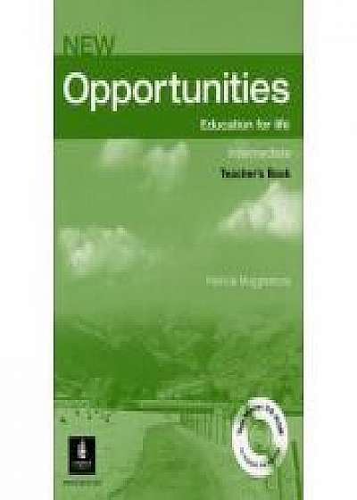 New Opportunities Intermediate Teachers Book with Test Mast