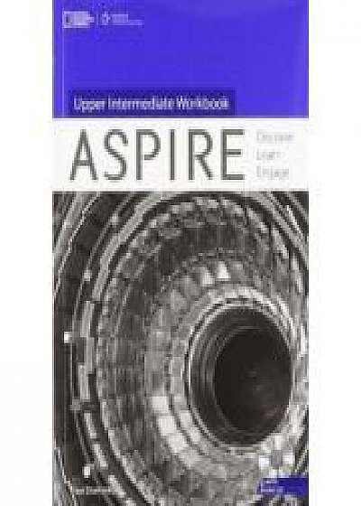 Coperta cărții Aspire Upper Intermediate: Workbook with Audio CD