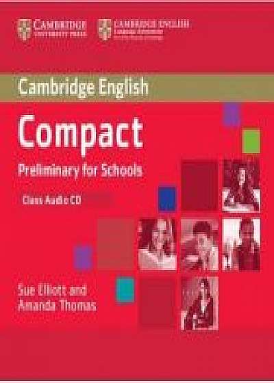 Coperta cărții Compact Preliminary for Schools Class - (contine CD)