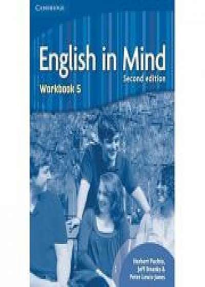 Coperta cărții English in Mind Level 5 Workbook