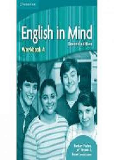 Coperta cărții English in Mind Level 4 Workbook