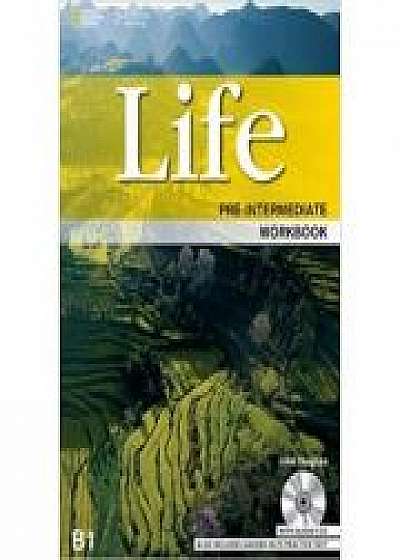 Coperta cărții Life Pre-Intermediate Workbook with Key and Audio CD