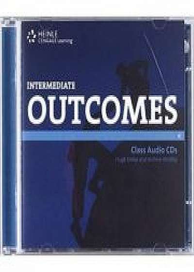 Coperta cărții Outcomes Intermediate - Class Audio CDs