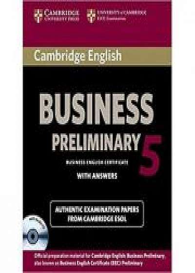 Cambridge English Business 5 - Student's Book (Answers and CD)