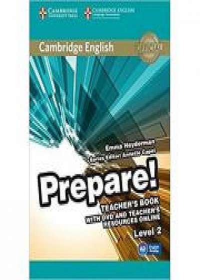 Cambridge English: Prepare! Level 2 - Teacher's Book (with DVD)