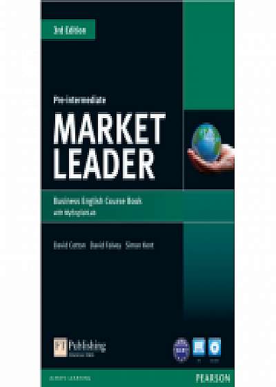 Market Leader 3rd Edition Pre-Intermediate Coursebook (with DVD-ROM incl. Class Audio) &amp; MyLab - David Cotton