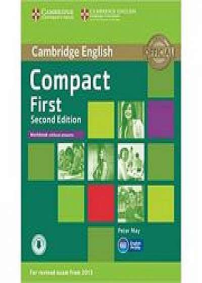 Coperta cărții Compact First Workbook without Answers (with Audio)