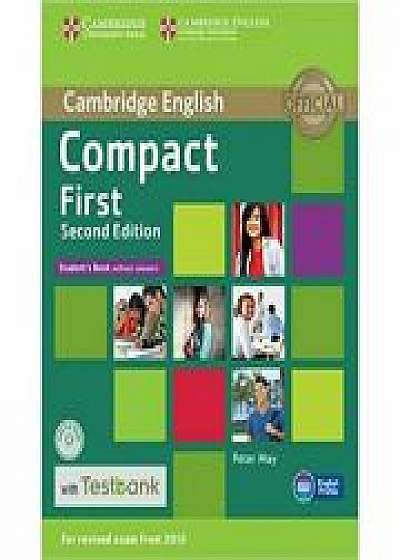 Coperta cărții Compact First - Student's Book without Answers (with CD-ROM and Testbank)