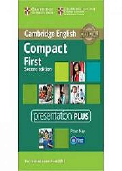Coperta cărții Compact First - Presentation Plus (DVD-ROM) de Peter May