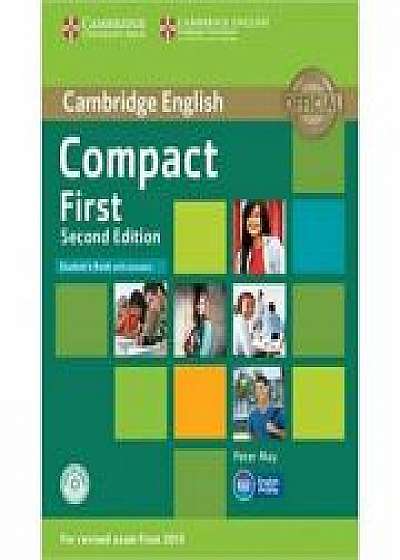 Coperta cărții Compact First - Student's Book (with Answers and CD-ROM) de Peter May