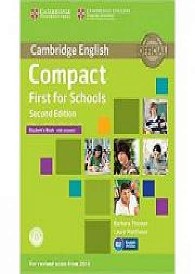 Compact First for Schools - Student's Book (with Answers and CD-ROM)