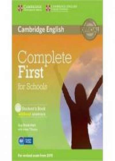 Complete First for Schools - Student's Book (without Answers with CD-ROM)