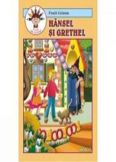 Hansel si Grethel - carte de colorat - Fratii Grimm