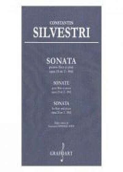 Sonata pentru flaut si pian - Constantin Silvestri