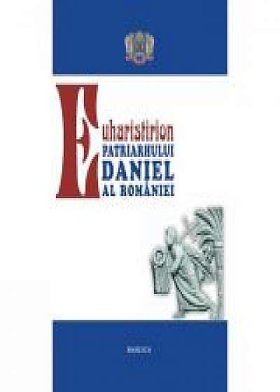 Coperta cărții Euharistirion Patriarhului Daniel al Romaniei