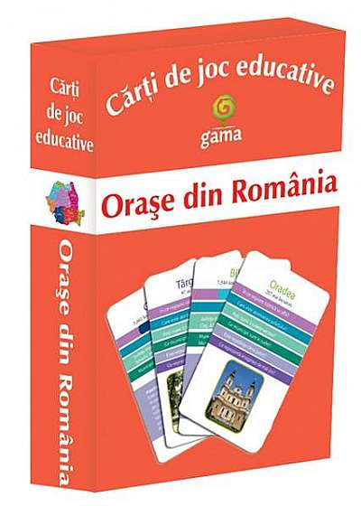 Carti de joc educative - Orase din Romania