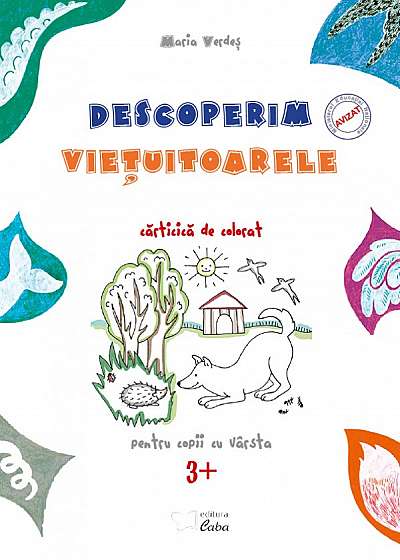 Descoperim vietuitoarele, carte de colorat pentru 3 ani (plus), Maria Verdes