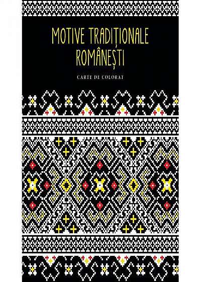 Motive traditionale romanesti. Carte de colorat