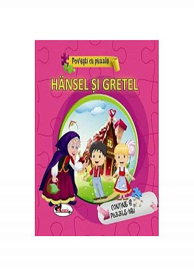 Hansel și Gretel - Povești cu puzzle