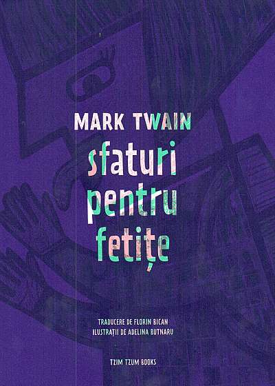 Coperta cărții Sfaturi pentru fetițe de Mark Twain